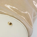 LOUIS VUITTON Epi Plage Lagoon Bay Tote Bag White Clear M92151 LV Auth LNZ349-15