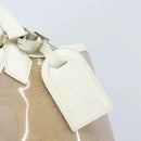 LOUIS VUITTON Epi Plage Lagoon Bay Tote Bag White Clear M92151 LV Auth LNZ349-17