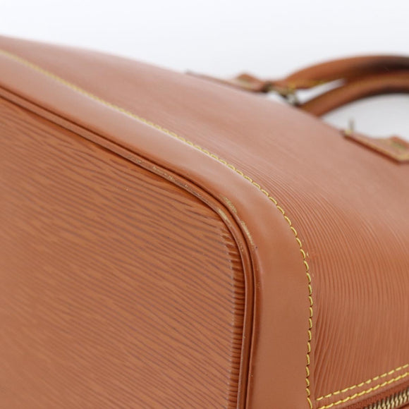 LOUIS VUITTON Epi Alma Handtas Bruin Zipangu Goud M52148 LV Auth LNZ351