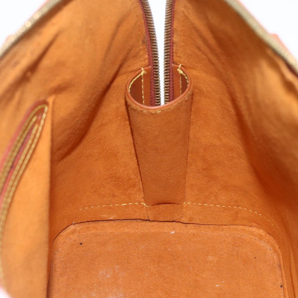 LOUIS VUITTON Epi Alma Handtas Bruin Zipangu Goud M52148 LV Auth LNZ351