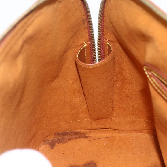 LOUIS VUITTON Epi Alma Handtas Bruin Zipangu Goud M52148 LV Auth LNZ351