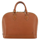 LOUIS VUITTON Epi Alma Handtas Bruin Zipangu Goud M52148 LV Auth LNZ351-14