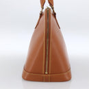 LOUIS VUITTON Epi Alma Handtas Bruin Zipangu Goud M52148 LV Auth LNZ351-3