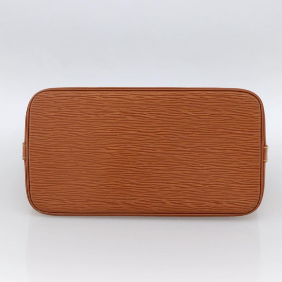 LOUIS VUITTON Epi Alma Handtas Bruin Zipangu Goud M52148 LV Auth LNZ351