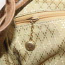 GUCCI Bamboo Backpack Suede Brown Gold 003 2058 0016 Auth LNZ352-23