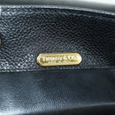 TIFFANY&Co. Backpack Leather Black Gold Auth LNZ354V-25