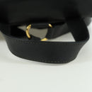 TIFFANY&Co. Backpack Leather Black Gold Auth LNZ354V-7