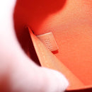 LOUIS VUITTON Monogram Vernis Fluo Reade MM Bag Orange Pink M91902 Auth LNZ356-12