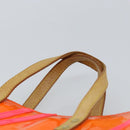 LOUIS VUITTON Monogram Vernis Fluo Reade MM Bag Orange Pink M91902 Auth LNZ356-14