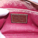 LOUIS VUITTON Vernis Pochette Cosmetic Pouch Rose Indian M90009 LV Auth LNZ362-9