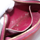 LOUIS VUITTON Vernis Pochette Cosmetic Pouch Rose Indian M90009 LV Auth LNZ362-11