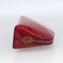 LOUIS VUITTON Vernis Pochette Cosmetic Pouch Rose Indian M90009 LV Auth LNZ362-4