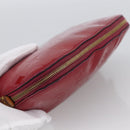 LOUIS VUITTON Vernis Pochette Cosmetic Pouch Rose Indian M90009 LV Auth LNZ362-5