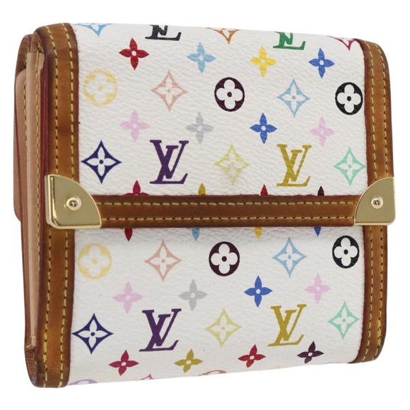 LOUIS VUITTON Multicolor Porte Monnaie Billets Cartes Credit M92983 Auth LNZ364
