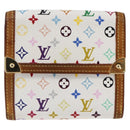 LOUIS VUITTON Multicolor Porte Monnaie Billets Cartes Credit M92983 Auth LNZ364-13