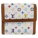 LOUIS VUITTON Multicolor Porte Monnaie Billets Cartes Credit M92983 Auth LNZ364-2