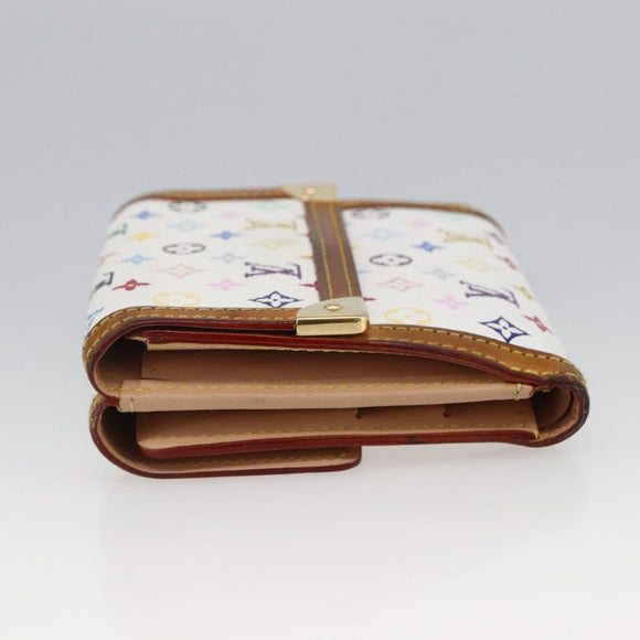 LOUIS VUITTON Multicolor Porte Monnaie Billets Cartes Credit M92983 Auth LNZ364