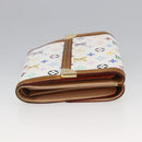 LOUIS VUITTON Multicolor Porte Monnaie Billets Cartes Credit M92983 Auth LNZ364-4