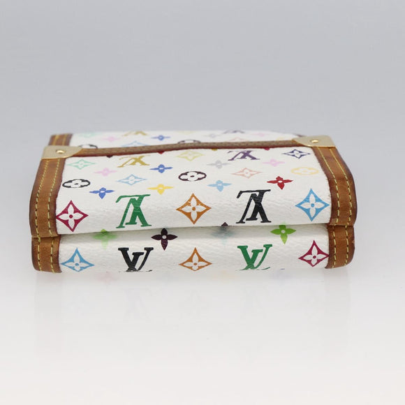 LOUIS VUITTON Multicolor Porte Monnaie Billets Cartes Credit M92983 Auth LNZ364