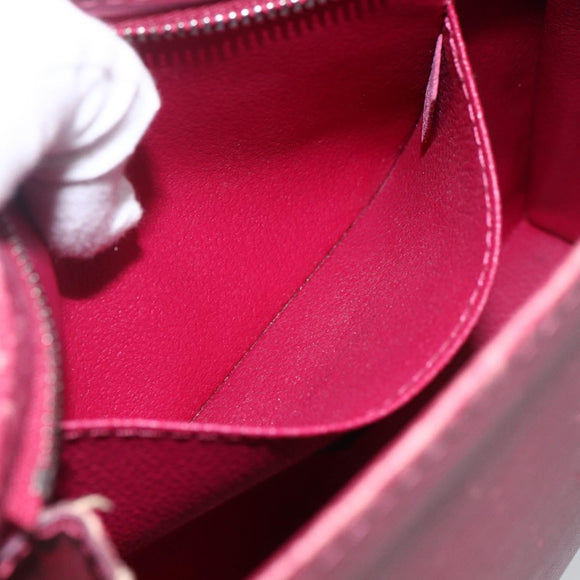 LOUIS VUITTON Epi Poche Toilette 19 Pouch Fuchsia M41080 LV Auth LNZ366