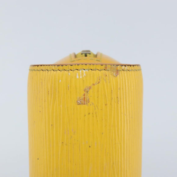 LOUIS VUITTON Epi Dauphine PM Pouch Yellow M48449 LV Auth LNZ367