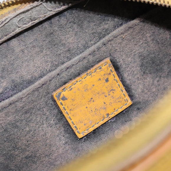 LOUIS VUITTON Epi Dauphine PM Pouch Yellow M48449 LV Auth LNZ367