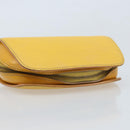 LOUIS VUITTON Epi Dauphine PM Pouch Yellow M48449 LV Auth LNZ367-5