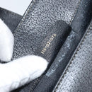 GUCCI GG Supreme Web Sherry Line Bag PVC Black Gold 116 02 076 Auth LNZ368-12