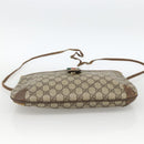 GUCCI GG Supreme Web Sherry Line Bag PVC Beige Gold 904 02 026 Auth LNZ369-10