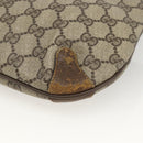 GUCCI GG Supreme Web Sherry Line Bag PVC Beige Gold 904 02 026 Auth LNZ369-13