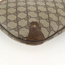 GUCCI GG Supreme Web Sherry Line Bag PVC Beige Gold 904 02 026 Auth LNZ369-14