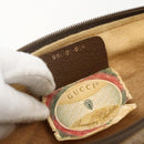 GUCCI GG Supreme Web Sherry Line Bag PVC Beige Gold 904 02 026 Auth LNZ369-23