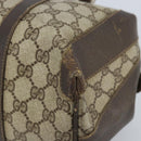 GUCCI GG Supreme Boston Bag PVC Beige Gold 14 03 3214 Auth LNZ370-10