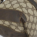 GUCCI GG Supreme Boston Bag PVC Beige Gold 14 03 3214 Auth LNZ370-11