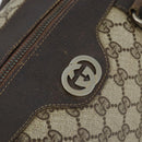 GUCCI GG Supreme Boston Bag PVC Beige Gold 14 03 3214 Auth LNZ370-14
