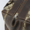 GUCCI GG Supreme Boston Bag PVC Beige Gold 14 03 3214 Auth LNZ370-15