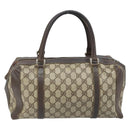 GUCCI GG Supreme Boston Bag PVC Beige Gold 14 03 3214 Auth LNZ370-3