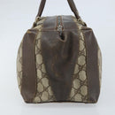 GUCCI GG Supreme Boston Bag PVC Beige Gold 14 03 3214 Auth LNZ370-4