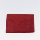 LOUIS VUITTON Epi Wallet 3 Set Red Blue LV Auth LNZ371-10