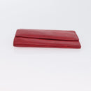 LOUIS VUITTON Epi Wallet 3 Set Red Blue LV Auth LNZ371-13