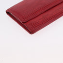 LOUIS VUITTON Epi Wallet 3 Set Red Blue LV Auth LNZ371-14