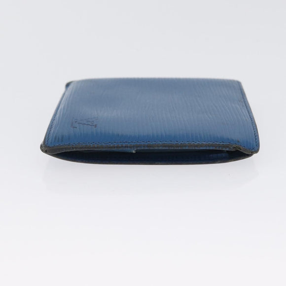 LOUIS VUITTON Epi Wallet 3 Set Red Blue LV Auth LNZ371
