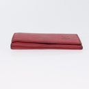 LOUIS VUITTON Epi Wallet 3 Set Red Blue LV Auth LNZ371-6