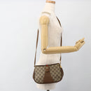 GUCCI Web Sherry Line GG Supreme Shoulder Bag PVC Beige 66 02 024 Auth LNZ379-24