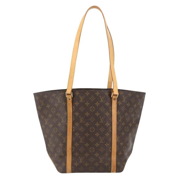 LOUIS VUITTON Monogram Sac Shopping Tote Bag M51108 LV Auth LNZ381