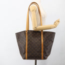LOUIS VUITTON Monogram Sac Shopping Tote Bag M51108 LV Auth LNZ381-23