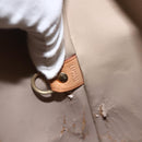LOUIS VUITTON Monogram Vernis Houston Hand Bag Beige M91004 LV Auth LNZ383-12