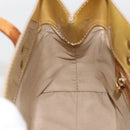 LOUIS VUITTON Monogram Vernis Reade PM Hand Bag Beige M91334 LV Auth LNZ388-17
