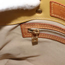 LOUIS VUITTON Monogram Vernis Reade PM Hand Bag Beige M91334 LV Auth LNZ388-18