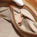 LOUIS VUITTON Monogram Vernis Reade PM Hand Bag Beige M91334 LV Auth LNZ388-20
